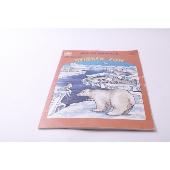 Polar Animals, Sticker Fun, Picture Book, USED, Golden, Learning ~ 250811-WH 501 - Picture 1 of 4